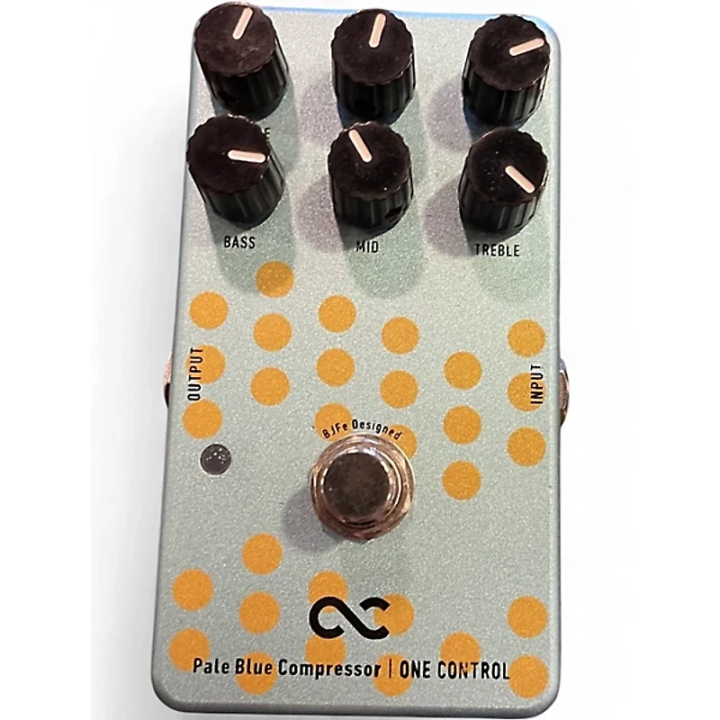 Used One Control Pale Blue Compressor Effect Pedal