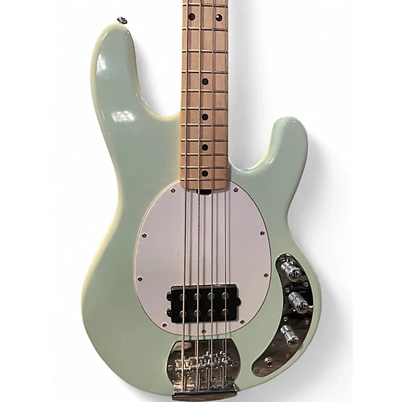 Used Sterling by Music Man Sub 4 Seafoam Green Electric Bass Guitar