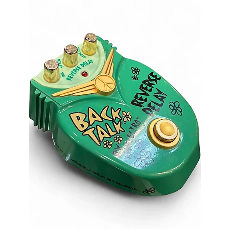 Used Danelectro Back Talk Reverse Delay Effect Pedal