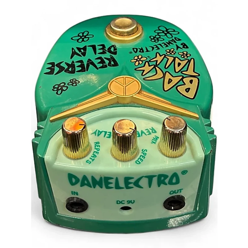 Used Danelectro Back Talk Reverse Delay Effect Pedal