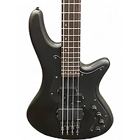 Used Schecter Guitar Research STILETTO 4 STEALTH Black Electric Bass Guitar