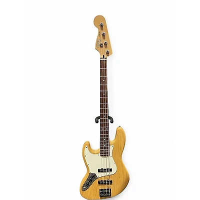 Used Fender Standard Jazz Bass Natural Electric Bass Guitar
