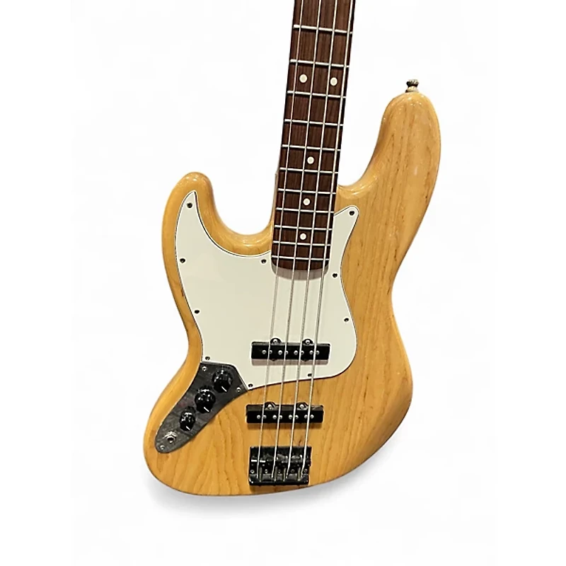 Used Fender Standard Jazz Bass Natural Electric Bass Guitar