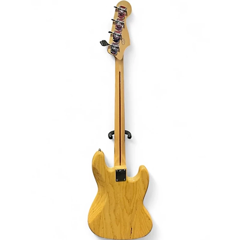 Used Fender Standard Jazz Bass Natural Electric Bass Guitar