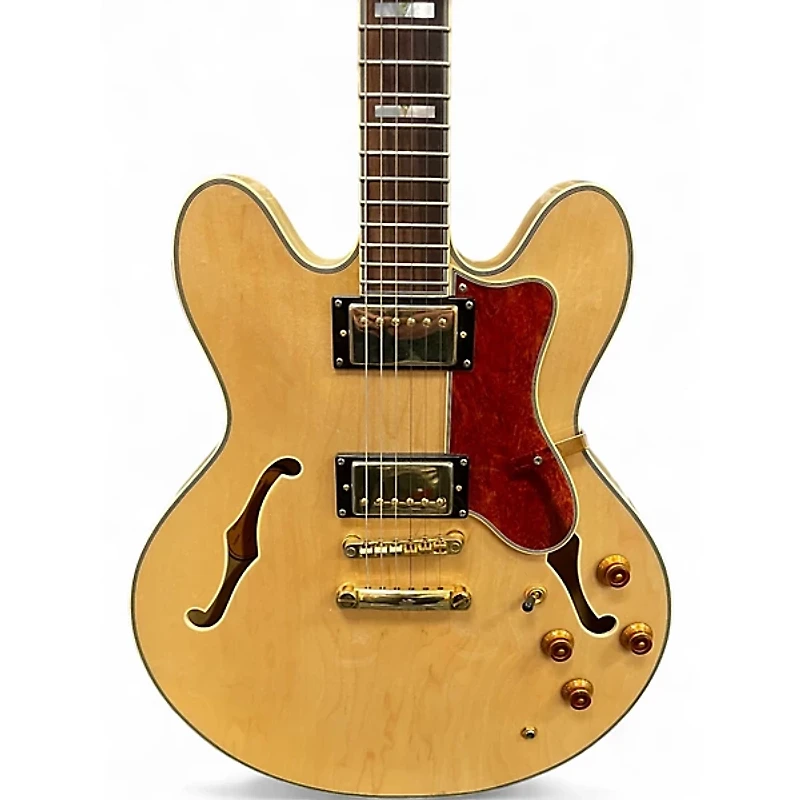 Used Epiphone Sheraton II Natural Hollow Body Electric Guitar