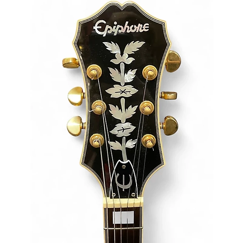 Used Epiphone Sheraton II Natural Hollow Body Electric Guitar