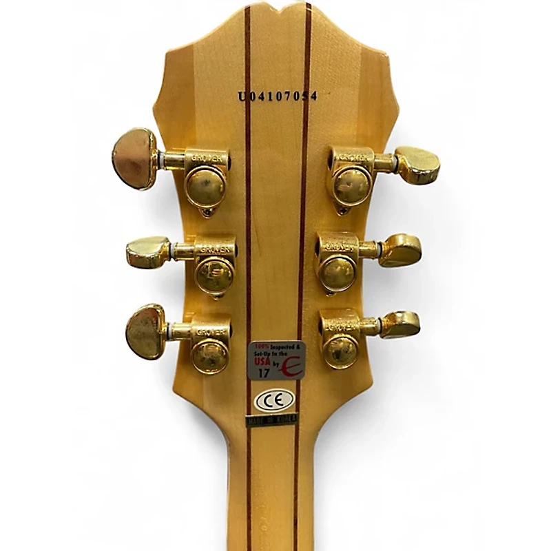 Used Epiphone Sheraton II Natural Hollow Body Electric Guitar