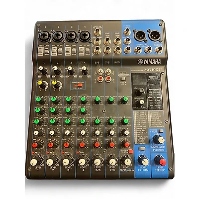 Used Yamaha MG10XU 10 Channel Mixer with Effects Unpowered Mixer