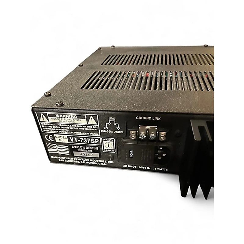 Used Avalon VT737SP Class A Mono Tube Microphone Preamp