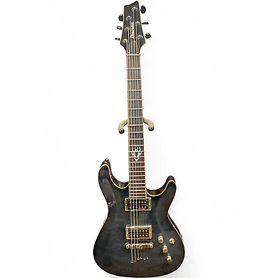 Used Ibanez SZ520QM BLUE Solid Body Electric Guitar
