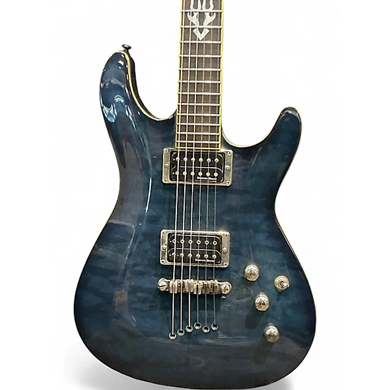 Used Ibanez SZ520QM BLUE Solid Body Electric Guitar