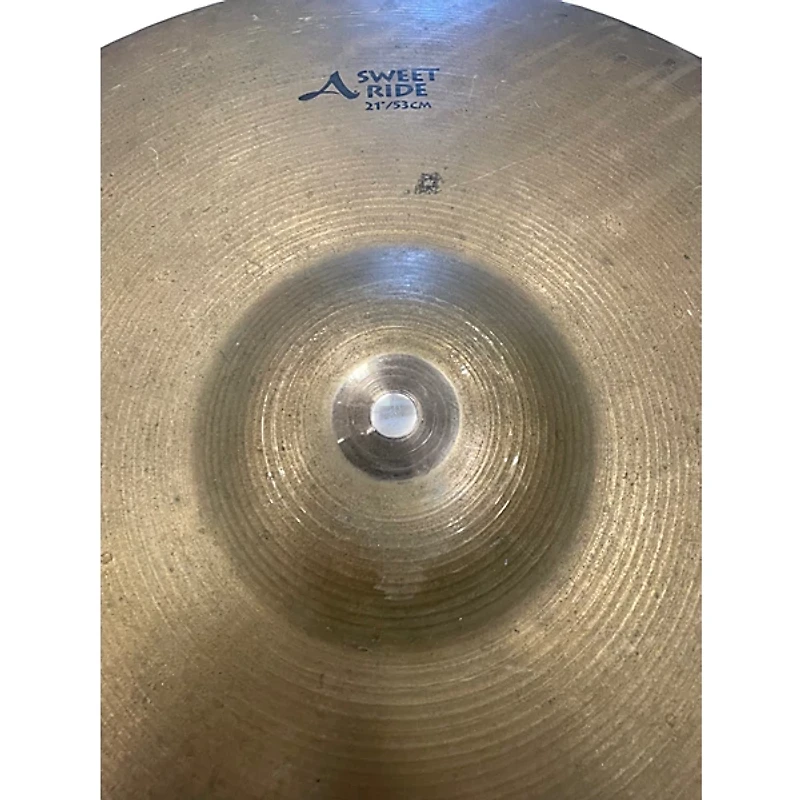 Used Zildjian 21in A Series Sweet Ride Cymbal