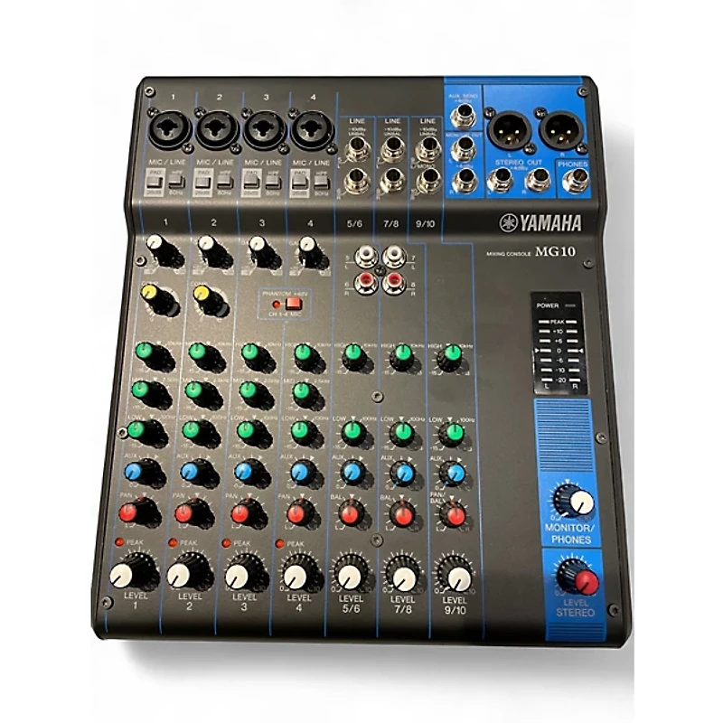 Used Yamaha MG10 Unpowered Mixer