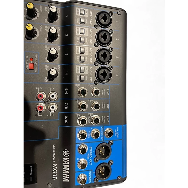 Used Yamaha MG10 Unpowered Mixer