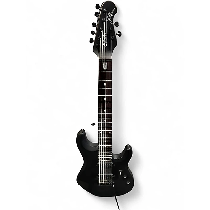 Used Sterling by Music Man JP70 John Petrucci Signature Satin Black Solid Body Electric Guitar