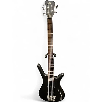 Used RockBass by Warwick CORVETTE 5 Black Electric Bass Guitar