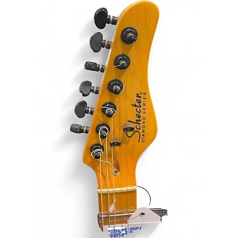 Used Schecter Guitar Research PT Fastback Black Solid Body Electric Guitar