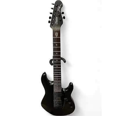 Used Sterling by Music Man JP70 John Petrucci Signature Flat Black Solid Body Electric Guitar