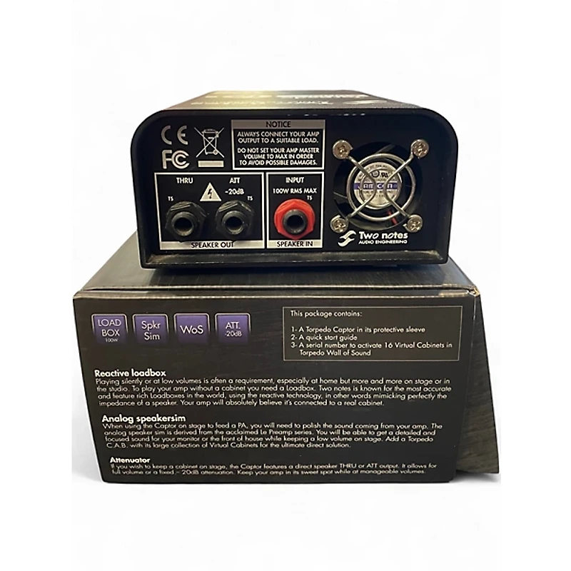 Used Two Notes AUDIO ENGINEERING TORPEDO CAPTURE 16 Audio Converter