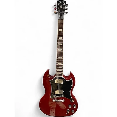 Used Gibson SG Standard Red Solid Body Electric Guitar