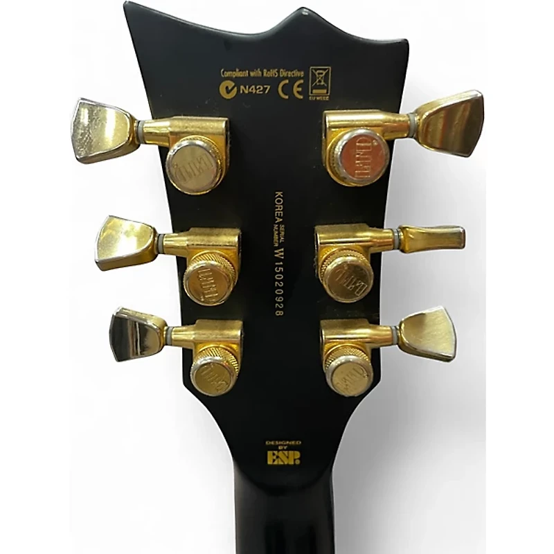 Used ESP LTD EC1000 Flat Black Solid Body Electric Guitar