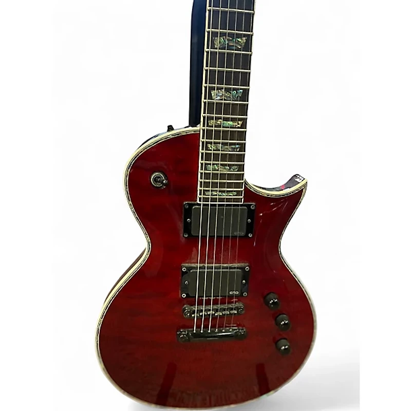 Used ESP LTD EC1000 Red Solid Body Electric Guitar