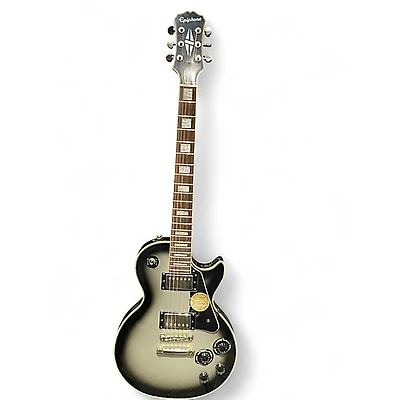 Used Epiphone Les Paul Custom Pro Silverburst Solid Body Electric Guitar