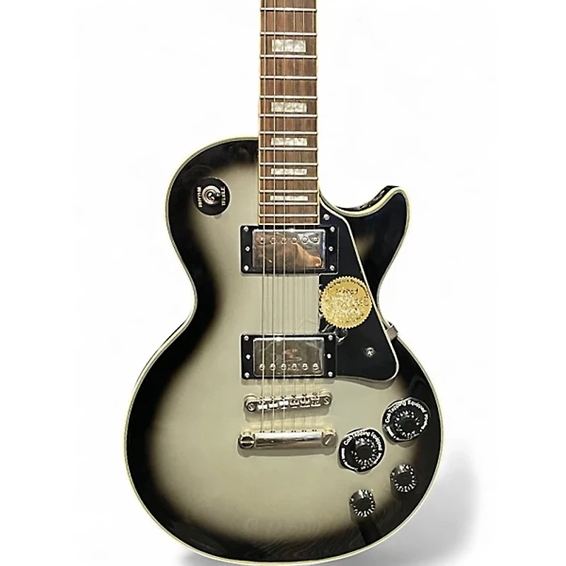 Used Epiphone Les Paul Custom Pro Silverburst Solid Body Electric Guitar