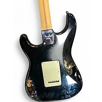 Used Fender American Standard Stratocaster Black Solid Body Electric Guitar
