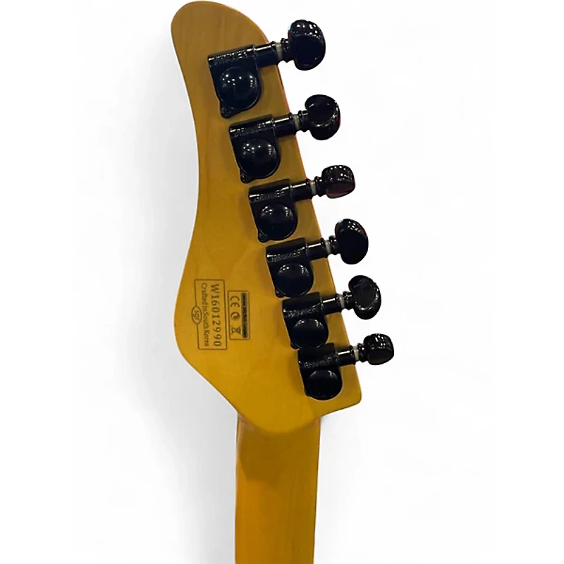 Used Schecter Guitar Research Diamond Series PT Black Solid Body Electric Guitar