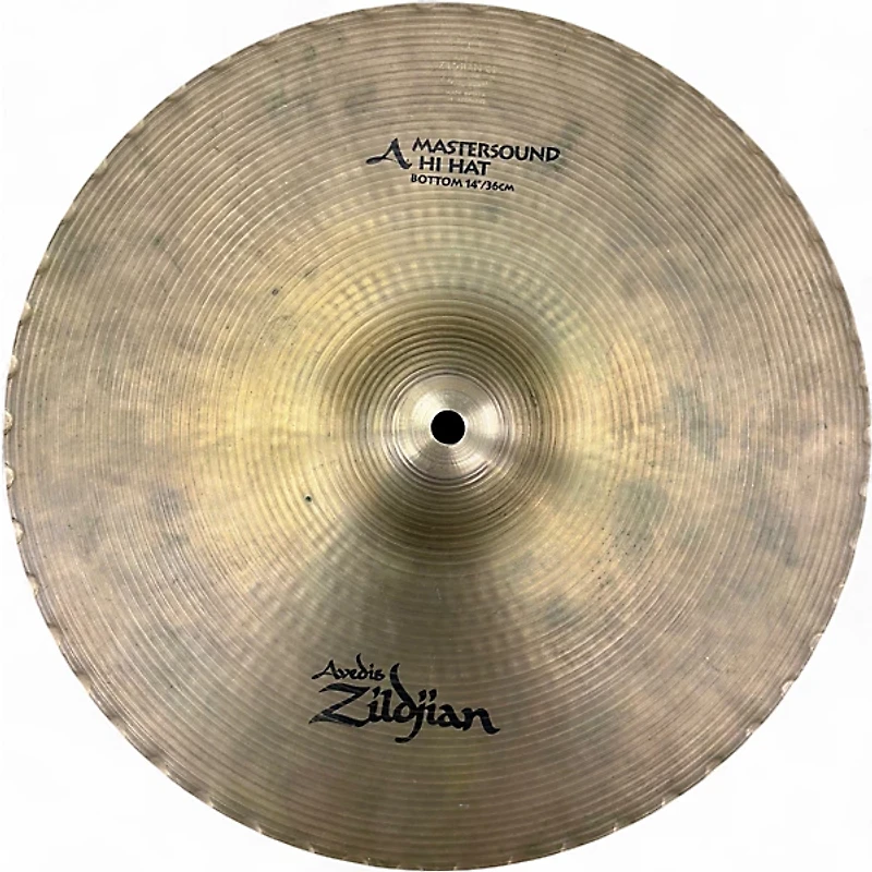 Used Zildjian 14in Mastersound Hi Hat Pair Cymbal