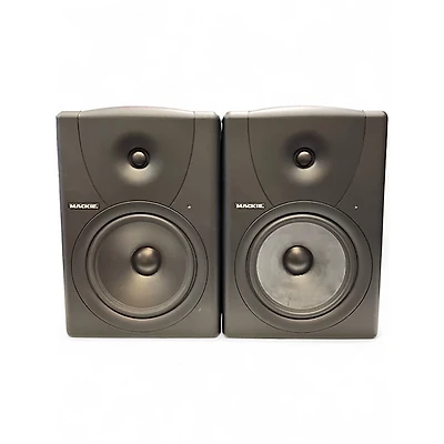 Used Mackie MR8 Pair Powered Monitor