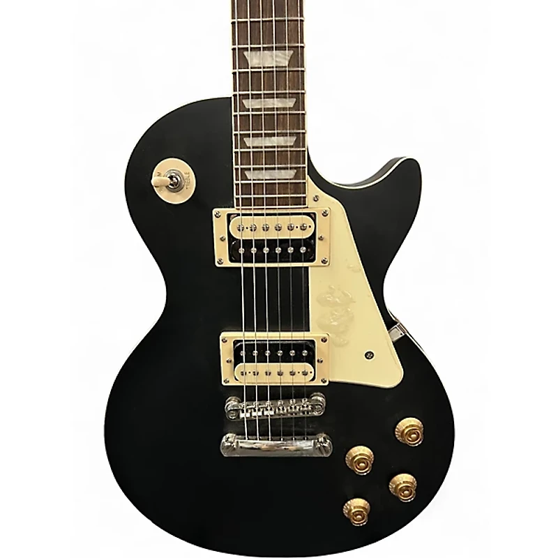 Used Epiphone Les Paul Traditional Pro IV Satin Black Solid Body Electric Guitar