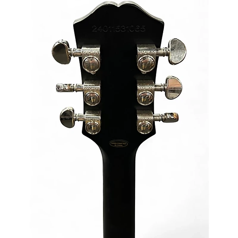 Used Epiphone Les Paul Traditional Pro IV Satin Black Solid Body Electric Guitar