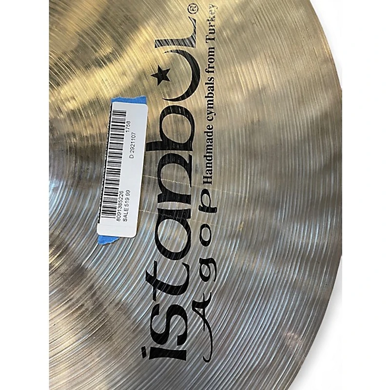 Used Istanbul Agop 20in traditional jazz ride Cymbal