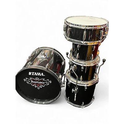 Used TAMA 5 Piece Imperialstar Black Drum Kit