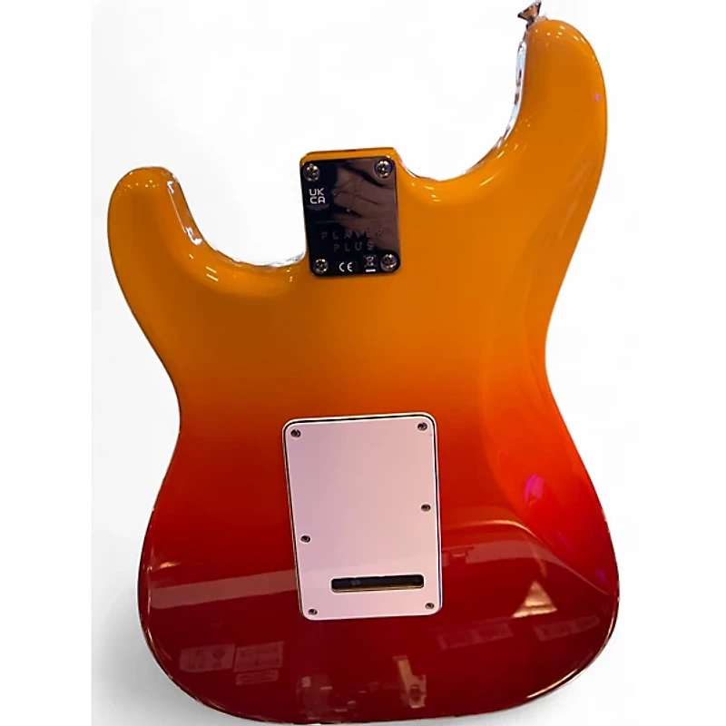 Used Fender Player Plus Stratocaster Tequila Sunrise Solid Body Electric Guitar
