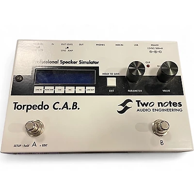 Used Two Notes AUDIO ENGINEERING torpedo c.a.b. Pedal