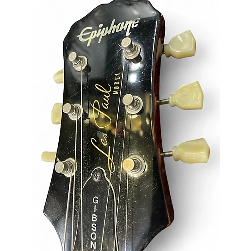 Used Epiphone Les Paul Standard Cherry Sunburst Solid Body Electric Guitar