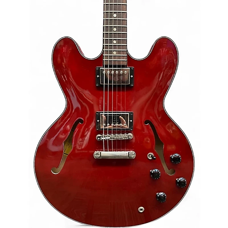 Used Gibson ES335 Wine Red Hollow Body Electric Guitar