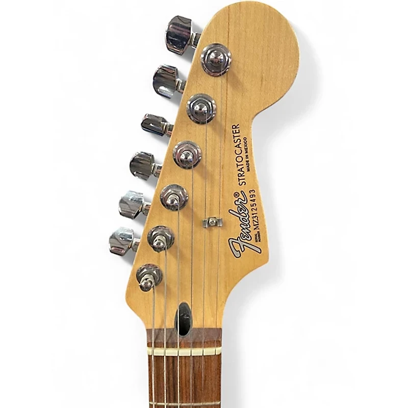 Used Fender Standard Stratocaster Satin Candy Apple Red Solid Body Electric Guitar