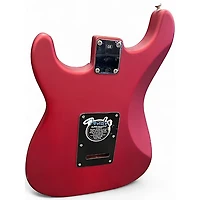 Used Fender Standard Stratocaster Satin Candy Apple Red Solid Body Electric Guitar