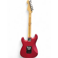 Used Fender Standard Stratocaster Satin Candy Apple Red Solid Body Electric Guitar