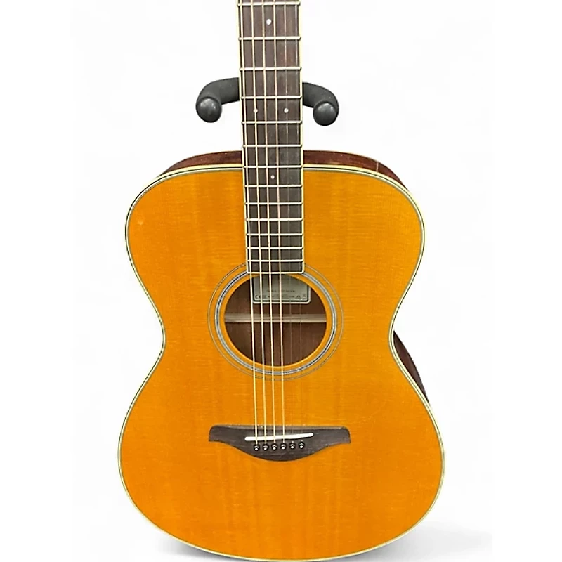 Used Yamaha FSTA TransAcoustic Concert Natural Acoustic Electric Guitar