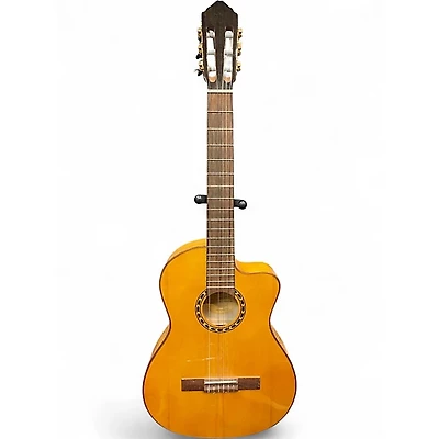 Used Lucero LFB250SCE Natural Classical Acoustic Electric Guitar