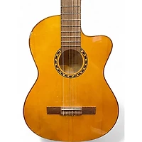 Used Lucero LFB250SCE Natural Classical Acoustic Electric Guitar