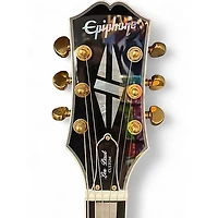 Used Epiphone Les Paul Custom Antique Ivory Solid Body Electric Guitar