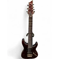 Used Schecter Guitar Research Hellraiser C7 Floyd Rose Black Cherry Solid Body Electric Guitar
