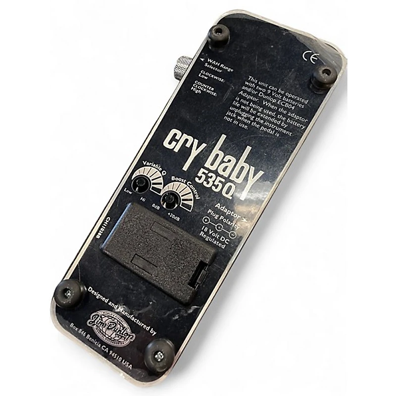 Used Dunlop 535Q Cry Baby Multi-Wah Effect Pedal