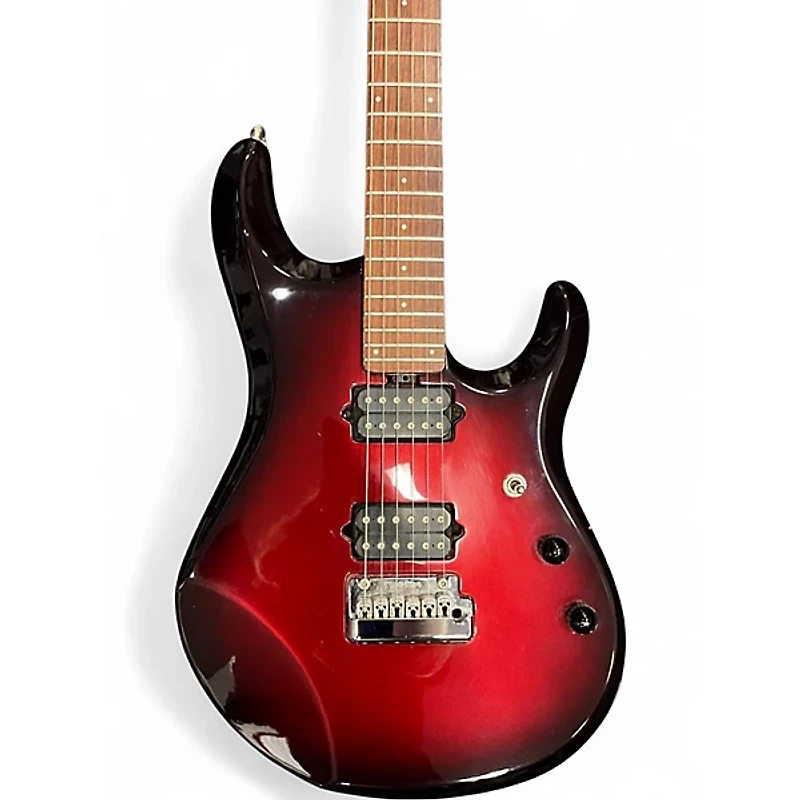 Used Ernie Ball Music Man JP6 John Petrucci Signature Red Burst Solid Body Electric Guitar